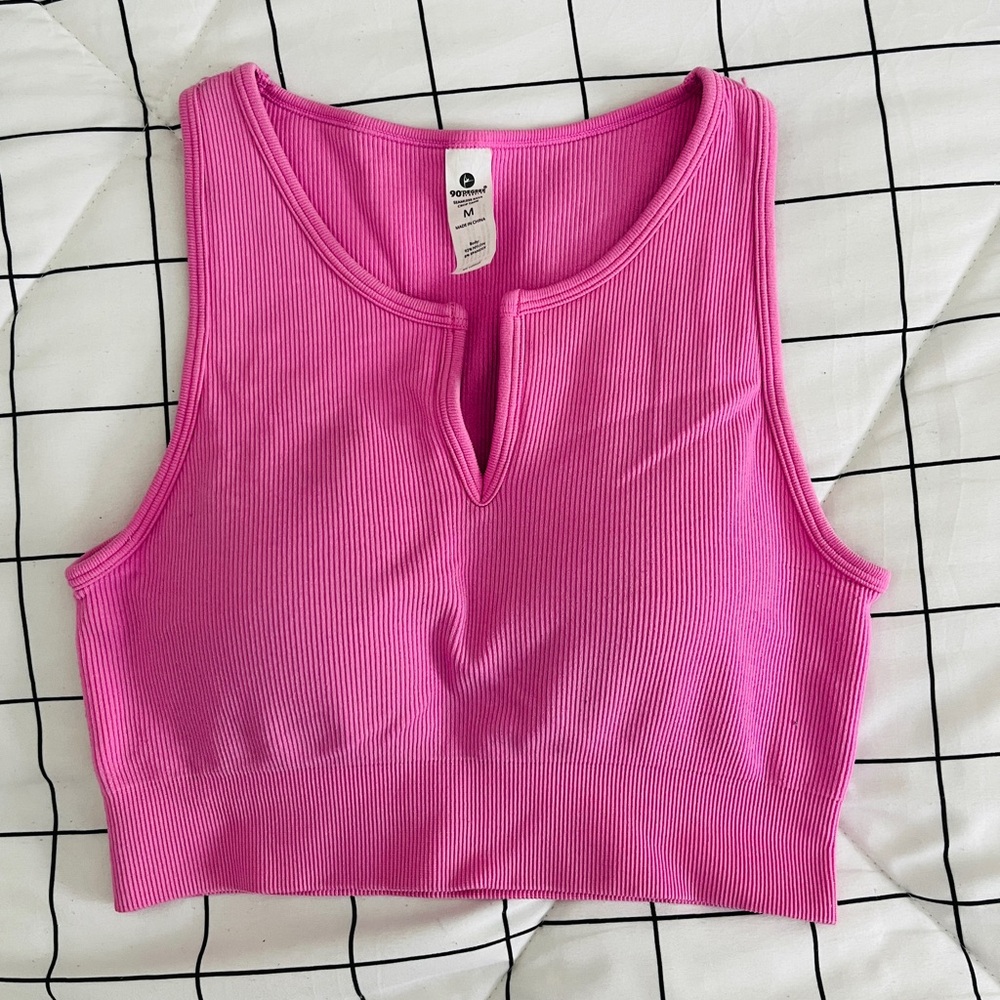 90 degree cropped tank - size M